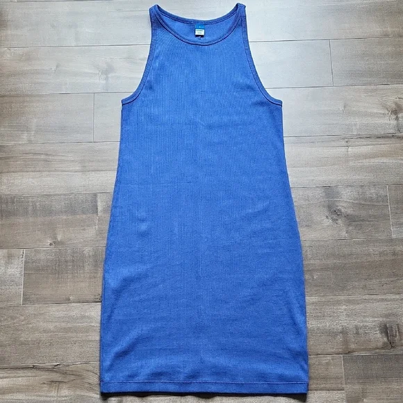 Fitted Halter Bodycon Rib-Knit Mini Dress - Picture 2 of 6